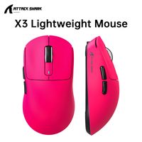 raton ligero attack shark x3 conexion inalambrica bluetooth de tres modos paw3395 raton macro bluetooth para juegos