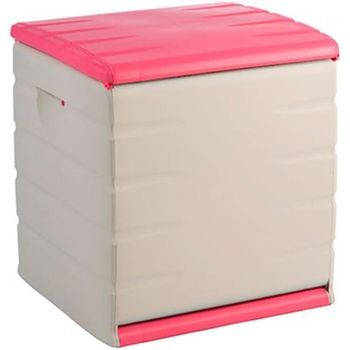 Baúl De Plástico 190 Litros Rosa Pink, 60 X 61 X 53 Cm,  Baúl De Almacenaje