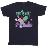 disney camiseta merry stitchmas para nina