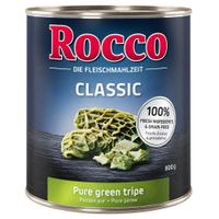 rocco classic 6 x 800g - pure green tripe