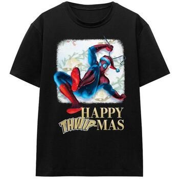 Marvel Camiseta Happy Thwipmas para mujer