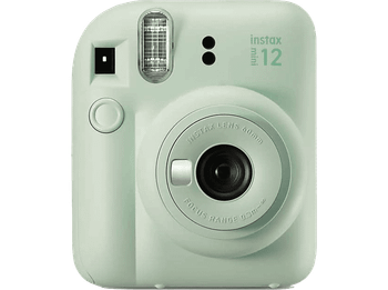 Cámara instantánea - Fujifilm Instax Mini 12, 62× 46 mm, Flash, Verde menta