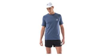 Maillot de manga corta compressport performance azul hombre