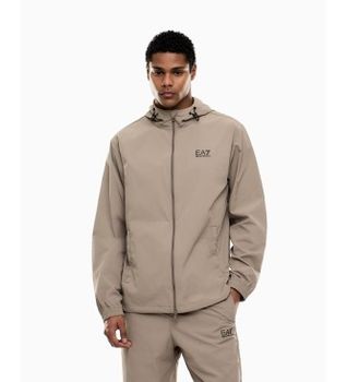 EA7 para hombre. 7M001283_AF13190 Chaqueta Core Identity Regular beige (XS), Casual, Deportivo, Poliamida
