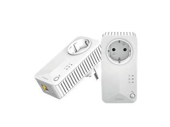 Adaptador de corriente - Strong Powerline 600 Kit, Mbit/s, Plug and Play, Ethernet, Blanco