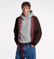 baracuta para hombre brcps3001ut3124 chaqueta harrington g9 marron s casual poliester