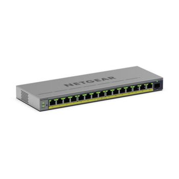 Switch gestionable Netgear GS116EPP 16 puertos Gigabit Ethernet PoE+ metálico