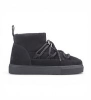 inuikii para mujer 10010010092 botas de piel classic low negro 40 plano cordones casual