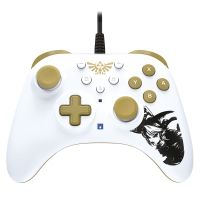 hori horipad turbo zelda oroblanco mando para nintendo switch