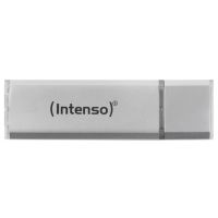 intenso alu line 64gb plateado usb 20
