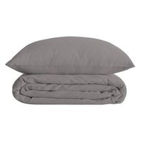 ropa de cama de percal landiha gris 260x240cm