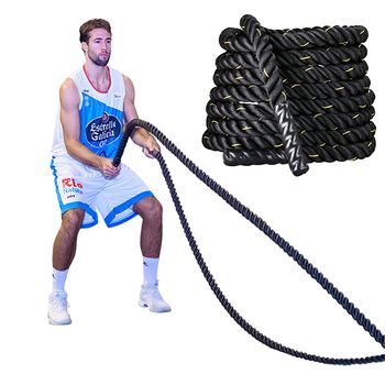 Cuerda Entrenamiento Funcional - Negro, 12 M