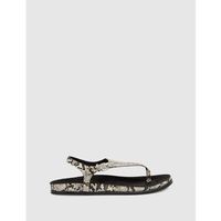 obvio chanclas sandalia de dedo obvio m6419b tilda serpiente para mujer