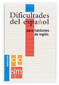dificultades del espanol para hablantes del ingles practicos ele 