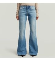 g-star para mujer d28831-e266-d869 jeans stevey 3d flare azul 2834 casual denim sostenible algod243n reciclado