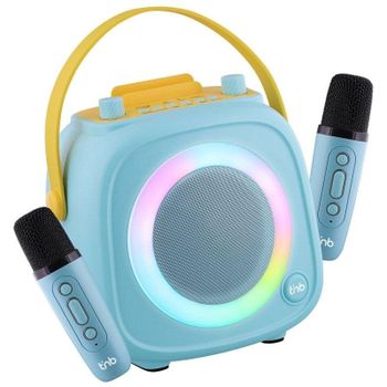Altavoces TnB Karaoke Bluetooth 10W con 2 micrófonos y efectos de luz