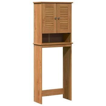 Mueble De Baño Vigo Marrón Y Marrón Miel 60 X 27 X 161 Cm Vidaxl