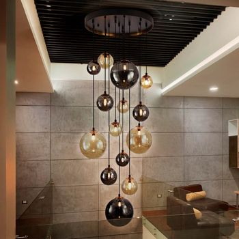 Lámpara colgante dark (14 luces)