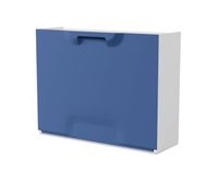 zapatero splash ii 1 puerta 51x401x173cm azul