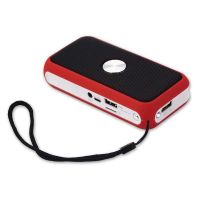 cradia ds-716 altavoz bluetooth rojo