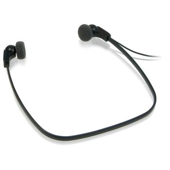 Auriculares Philips LFH0334 con cable conexión jack 3,5 mm para transcripción y música negros