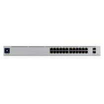 Ubiquiti UniFi Pro 24-Port PoE Gestionado L2/L3 Gigabit Ethernet (10/100/1000) EnergÃa sobre Ethernet (PoE) 1U Plata
