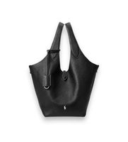 polo ralph lauren para mujer 428938031019 bolso tote polo play de piel negro osfa casual
