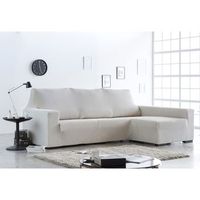 estoralis - funda de chaise longue bielastica brazo largo derecho visto de frente  borneo c 11 gris oscuro