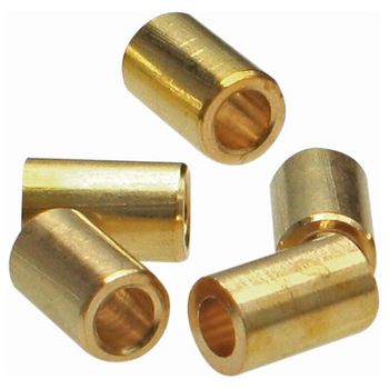 Tetón de bloqueo de cable para soldar acelerador 3x4mm latón juego 10pc