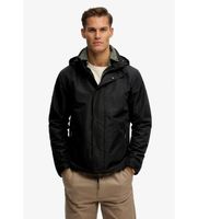 superdry para hombre m5012332a chaqueta shell negro l casual poliester reciclado