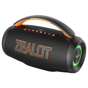 ZEALOT P12 60W altavoz bluetooth Altavoz portátil Bajo Batería de 8000mAh Luz RGB TWS AUX Altavoz portátil con mango al