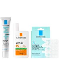 la roche posay anti-blemish morning routine effaclar  anthelios