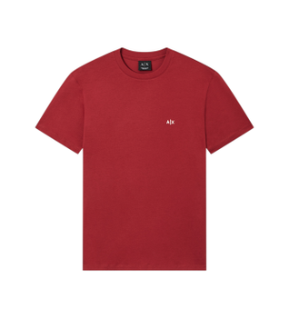 A|X Armani Exchange para hombre. XM001568AF10358U5101 Camiseta básica rojo (XL), Casual, Algodón, Manga corta