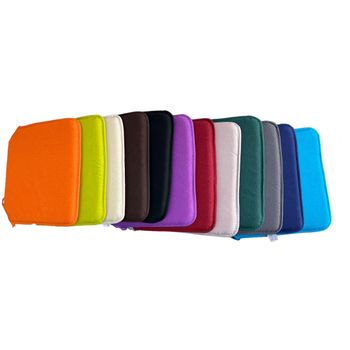PACK DE 6 Cojines de Asiento de tejido- Cojines de Silla Acolchados  - Acolchado de Asiento Cuadrado para Comedor -cojines de asiento con relleno espuma- cojines de siilla colores lisos y