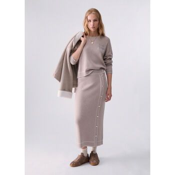 Liu Jo Falda Falda midi en mezcla de seda para mujer