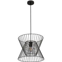 lampara de techo retro - lampara colgante de diseno - lia negro