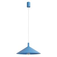 lampara colgantes azul claro acero alt 135 cm