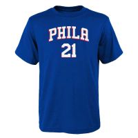 camiseta joel embiid - philadelphia 76ers sixers flat replica - outerstuff junior