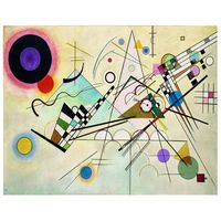 legendarte - cuadro lienzo impresion digital - composicion viii - wassily kandinsky - decoracion pared cm 80x100