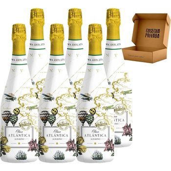 Alma Atlántica Blanco Albariño, 6 X Botella 75 Cl, 11.5%  - Envío En Caja Reforzada De Cartón