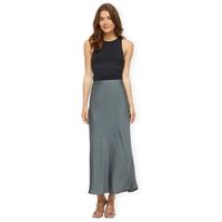 vila falda noos elette skirt - balsam green para mujer