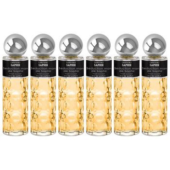 Pack De 6 Eau De Parfum Hombre Saphir Seduction Man 200ml