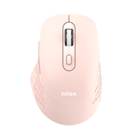 raton dual wireless 1600 dpi rosa