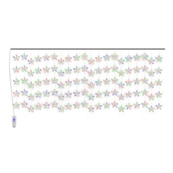 Cortina De Luces Estrellas 500 Leds De Colores 8 Funciones Vidaxl