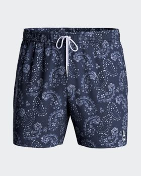 Bañador short estampado Paisley