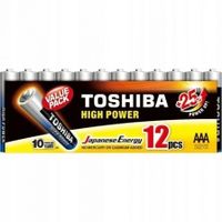 toshiba mp-12 pack 12 pilas aaa high power alcalinas 15v