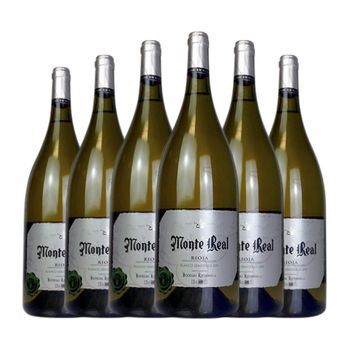 Bodegas Riojanas Vino Blanco Monte Real Semi-seco Semi-dulce Rioja Joven Botella Magnum 1,5 L 12.5% Vol. (pack De 6 Unidades)
