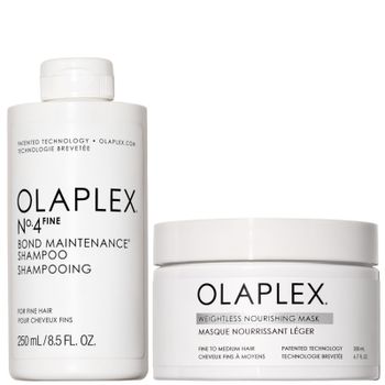 Olaplex No.4 Fine Shampoo & Weightless Nourishing Mask Duo