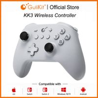 gulikit kk3 controlador inalambrico bluetooth gamepad con joystick tmr efecto hall tiggers para nintendo switch2 windows android ios