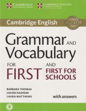 Grammar and vocabulary for First and First for schools book with answers and audio